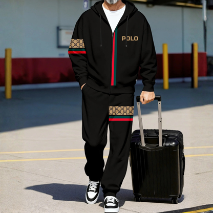 [BUY 1 GET 2] Polo Hoodie and Sweatpants Set Aurelius Crest