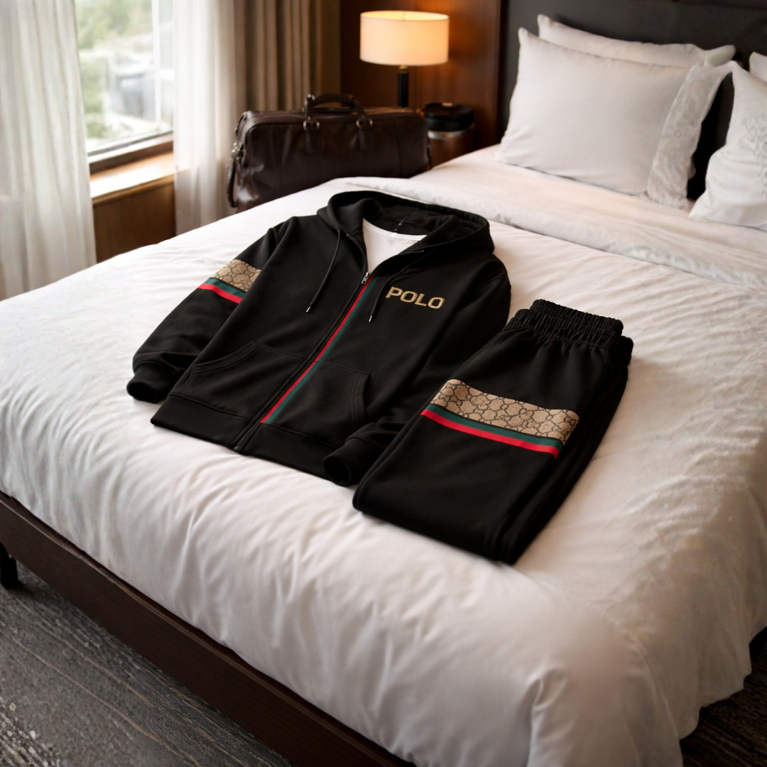 [BUY 1 GET 2] Polo Hoodie and Sweatpants Set Aurelius Crest