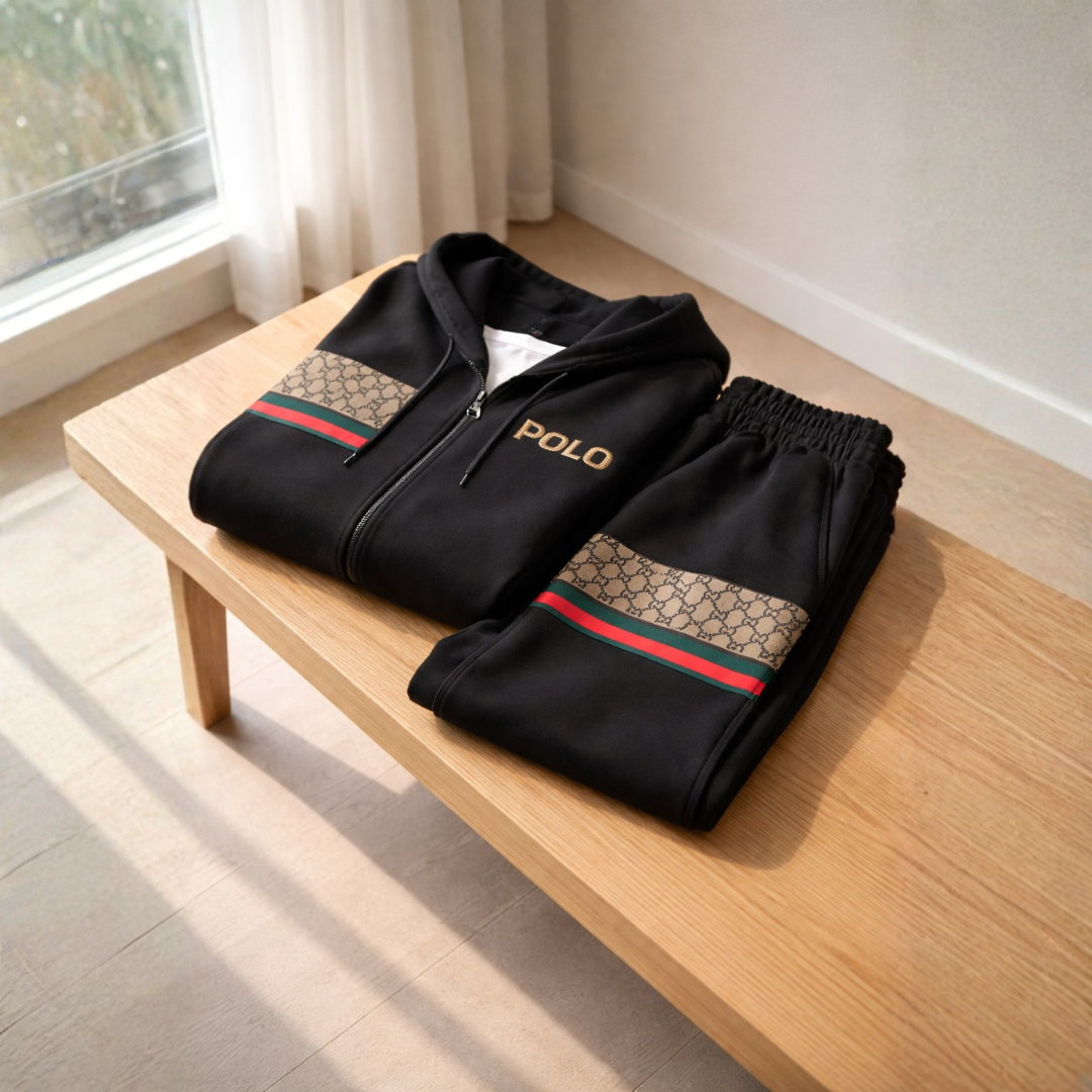 [BUY 1 GET 2] Polo Hoodie and Sweatpants Set Aurelius Crest